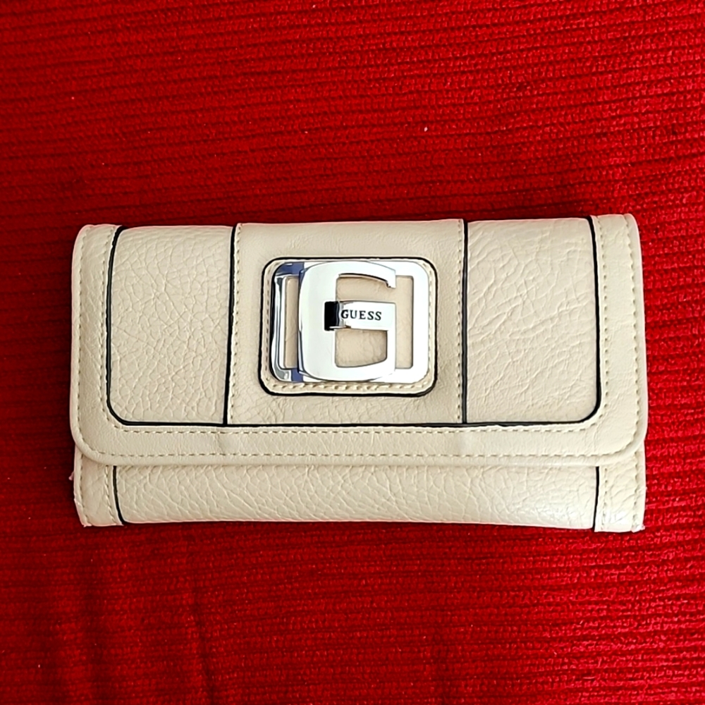 Beige Guess Wallet